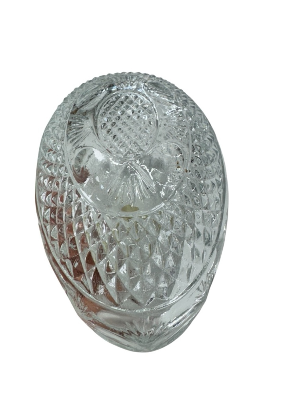 aTiara Exclusives by Fostoria Crystal Egg Trinket Dish Covered candy EASTER - Picture 4 of 10